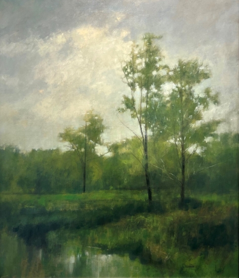 oil on canvas, 40" x 34"