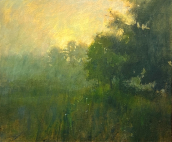 oil on panel, 38" x 46"
