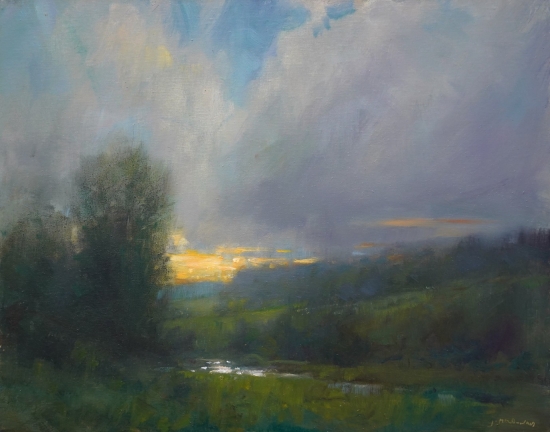 oil on linen, 16" x 20"
