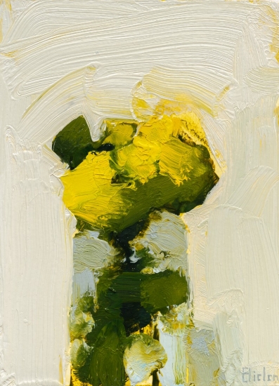 oil on paper, 7" x 5"