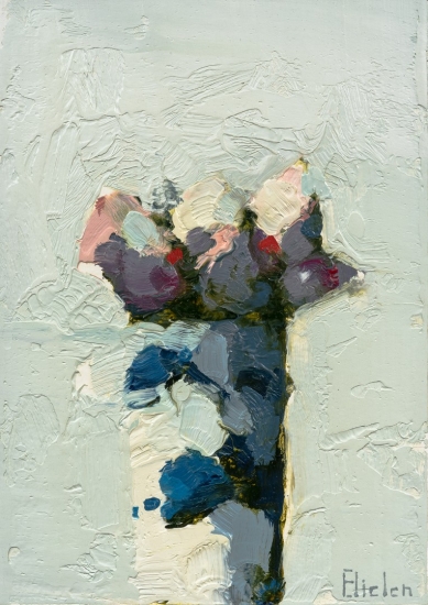 oil on paper, 7" x 5.5"