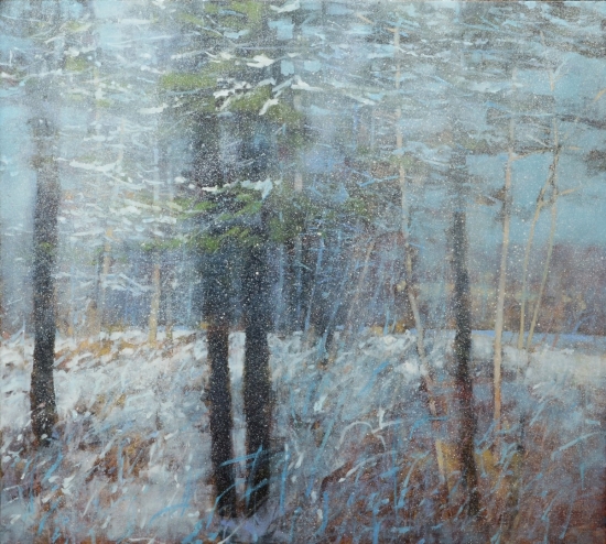 oil on panel, 36" x 40"