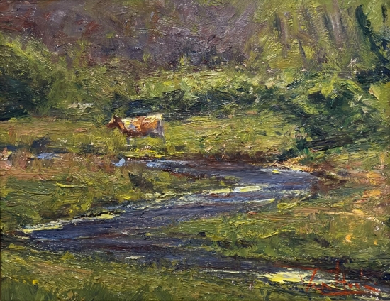 oil on panel, 11" x 14"
