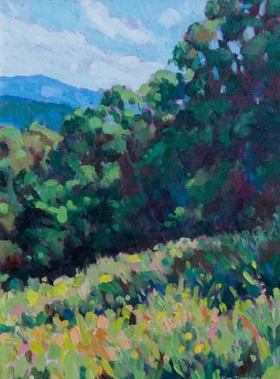 oil on canvas, 9" x 12"