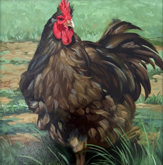 oil on panel, 12" x 12"