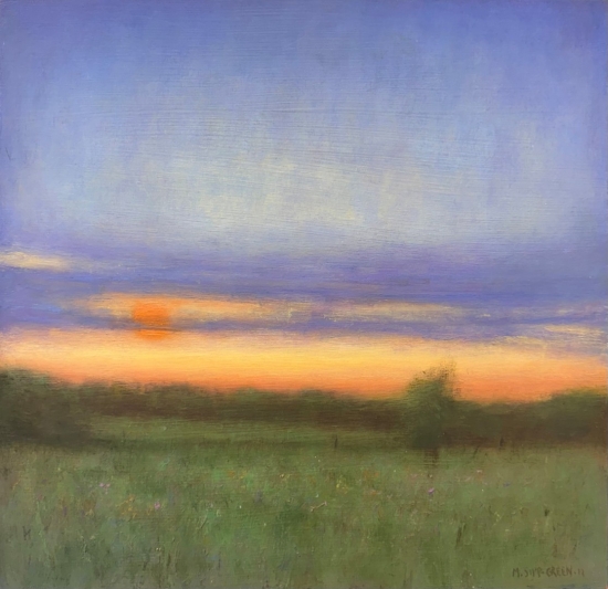 oil on panel, 16.5" x 17"