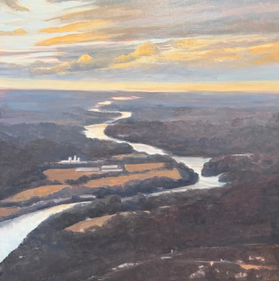 oil on canvas, 36" x 36"